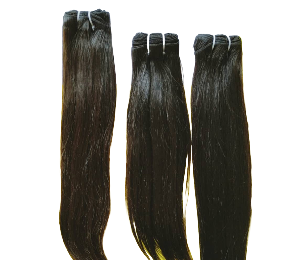 22 inch Premium Silky Straight Raw Indian Human Hair Bundles – No Shedding, No Tangles, 100% Unprocessed