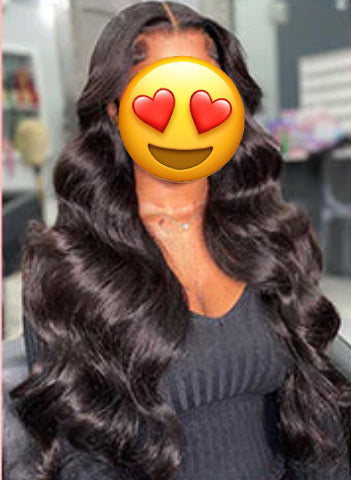 22”inch 100% Glueless Wavy Wear Go Wig. Pre-cut Lace. Undetectable 4x6 HD Lace.