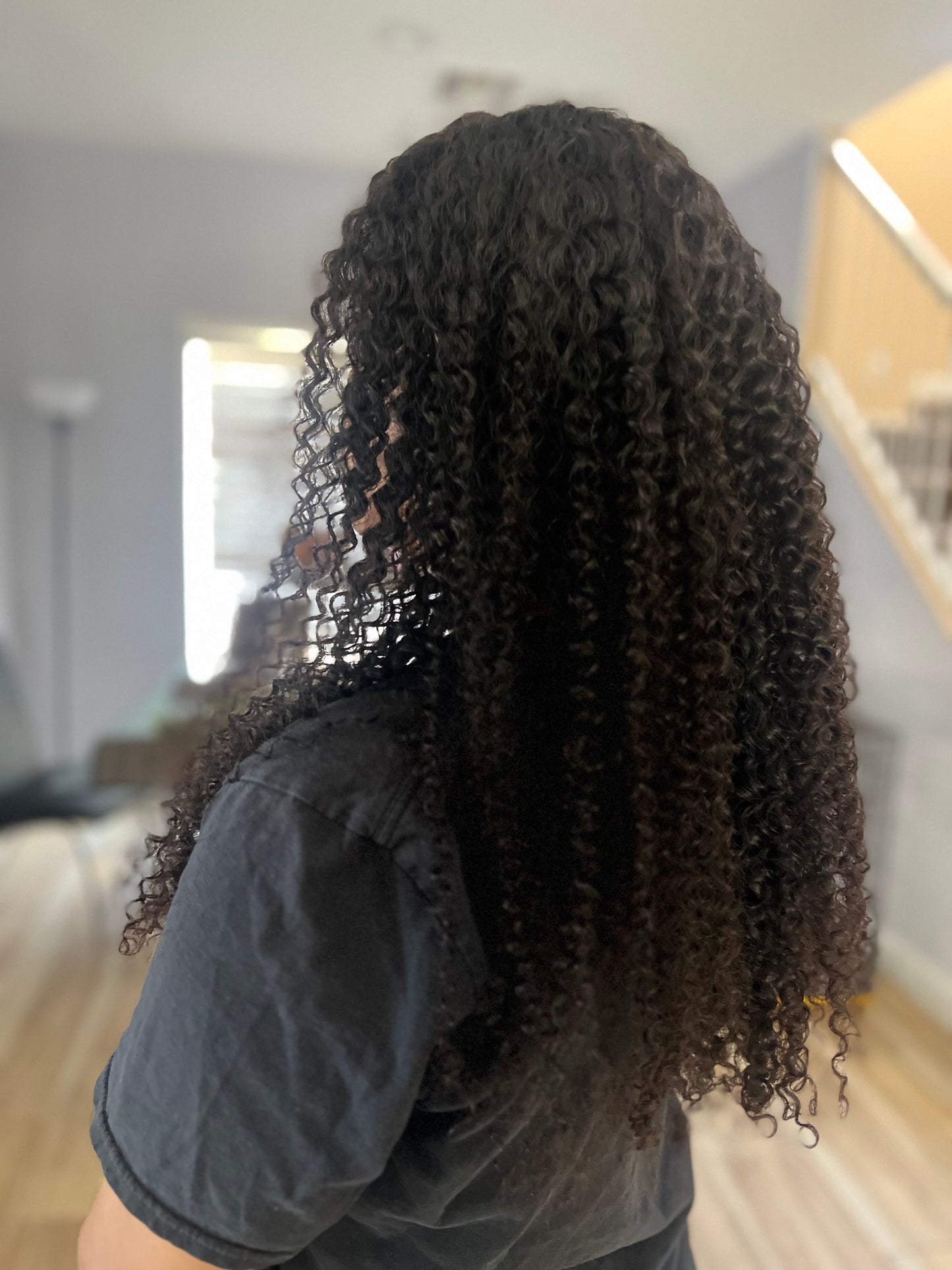 20” inch 100% Glueless Ocean Curl Wear Go Wig. Pre-cut Lace. Undetectable 4x6 HD Lace.