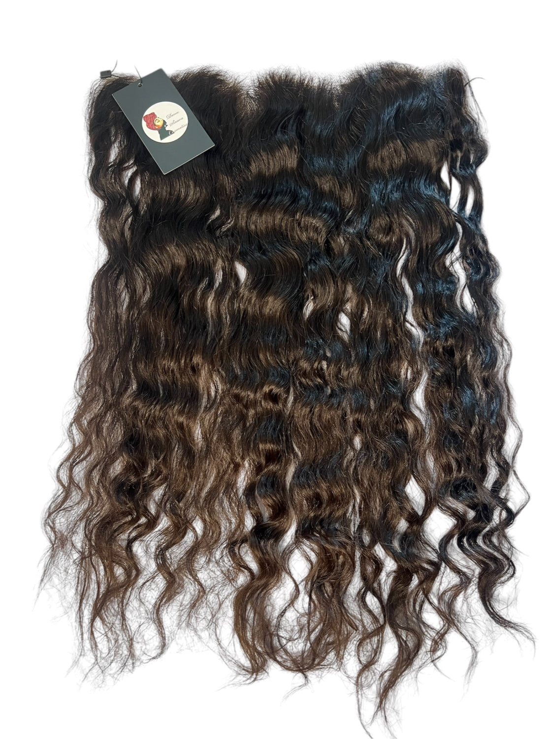 22 inch Premium Raw Wavy Indian Hair 13x4 Frontal - No Shedding, No Tangles, Natural Hairline