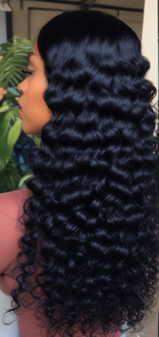 22 inch 100% Raw Indian Curly Hair Bundles – Unprocessed, Virgin, No Shedding or Tangling