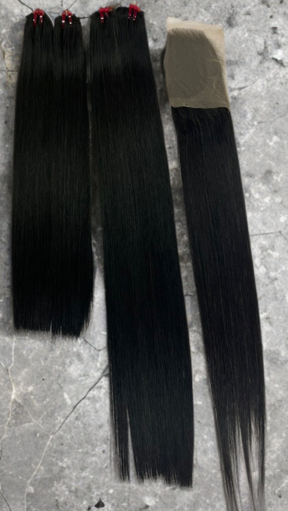 28” Vietnamese Bone Straight Bundles
